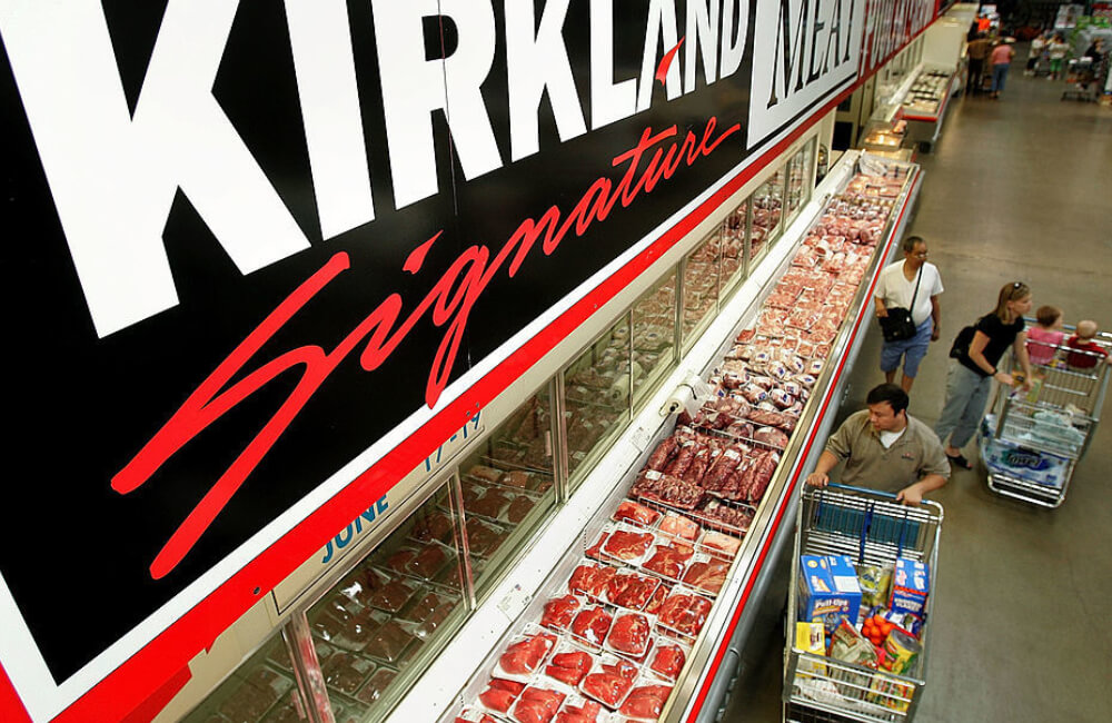 Kirkland Signature meat at a Costco store ©Tim Boyle/Getty Images