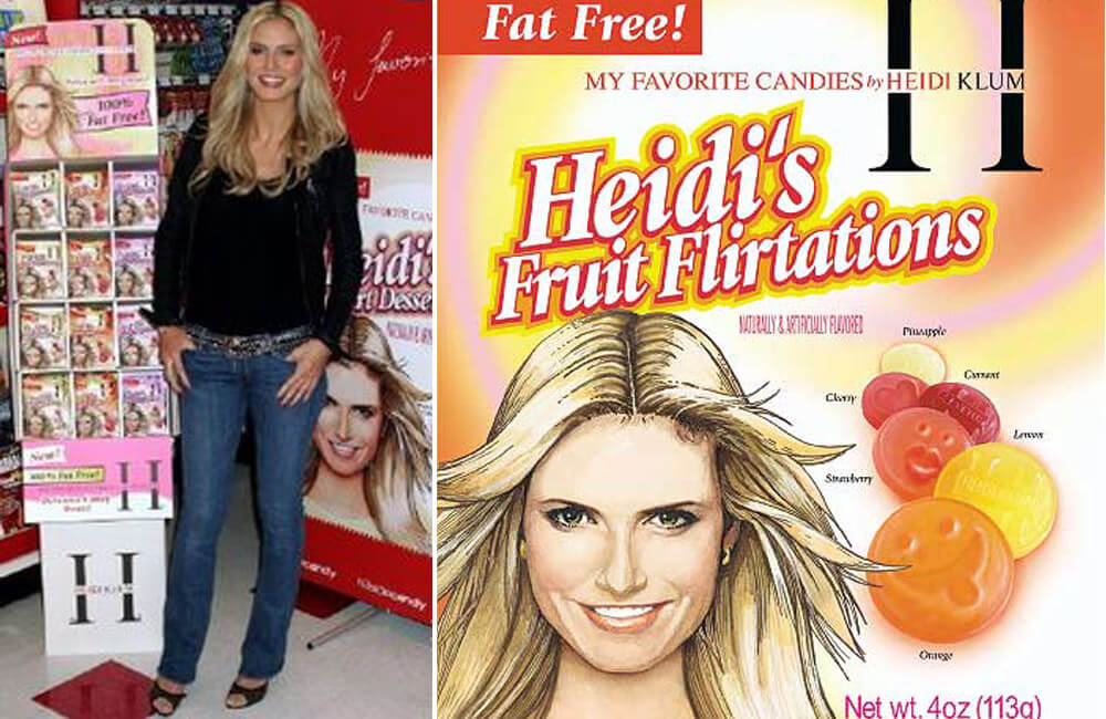 Heidi Klum Heidi Klum's Fruit Flirtations @Celebrity | VIP | Superstar / Pinterest.com